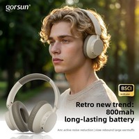 EDIFIER Headset Gaming Mode Ganda Berkabel & Nirkabel yang Dapat Dilipat Mikrofon Peredam Kebisingan Aktif Daya Tahan Baterai 20 Jam untuk Komputer