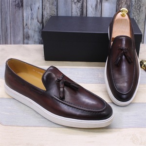 Zapatos Oxford de Cuero Vacuno Genuino con Cordones, Formales de Negocios, Otoño 2026, Resistentes al Olor, Impermeables, con Diseño de Lunares - Product Image 3