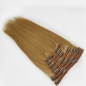 <span class=keywords><strong>Extension</strong></span> de cheveux humains Remy avec <span class=keywords><strong>Clip</strong></span> en dentelle naturelle, 2021 blond, pour femmes blanches, haute qualité, 100% - Product Image 1