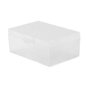 Transparent Plastic <b>Storage</b> <b>Box</b> Rectangle 1-3L Eco-Friendly <b>Document</b> Organizer For Cards And Office Supplies - Product Image 2