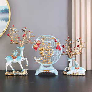 Chanceux cerf ornement lumière luxe haut de gamme créatif cave à vin décoration salon maison mariage cadeau pendaison de crémaillère cadeau - Product Image 1