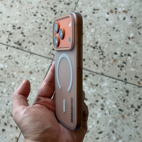 Coque de téléphone magnétique antichoc ultra-fine en TPU PC effet mat de luxe pour iPhone 14 15 16 17 Pro Max Air