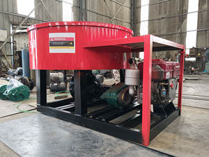 Mixer Cakram Vertikal Mulut Datar Beton Bertenaga Motor Efisiensi Tinggi Kapasitas Dapat Disesuaikan - Product Image 3