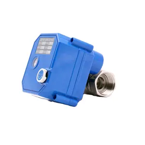 CWX-15Q Quick Opening automatic control for water meter motorised ball valve G 3/4" 12V electric ball valve 5 wires