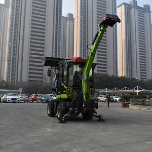 โรงงานผลิต EBL15-26 รถตักล้อยางแบบลากจูง 4x4 ดีเซล ไฮดรอลิก ดีไซน์กะทัดรัด สำหรับใช้งานทางการเกษตร - Product Image 2