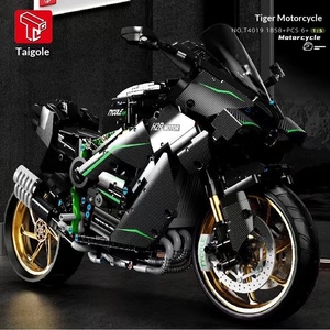 T4018-22 Moto Waterbird en plastique ABS, blocs de construction DIY, jouet puzzle, cadeau - Product Image 4