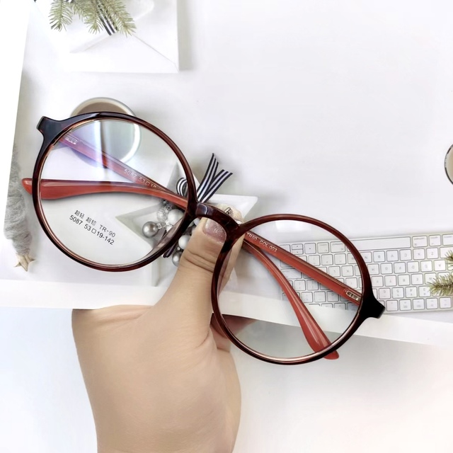 Visualmate Optical Frame Manufacturer High Quality TR90 Round Spectacle Frames Optical Eyewear Eyeglasses Frames