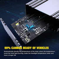 RCJ Haute Qualité R14 120W 9000LM 6000K Voiture LED Phare Nouveau H1 H3 H4 H11 H7 LED Ampoules Aluminium Voiture LED Lumières et Phares