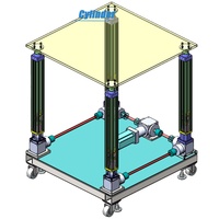 Plateforme de simulation de course automobile 3-dof 4-dof 6-dof avec actionneur linéaire électrique à haute rigidité et précision