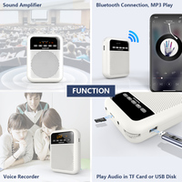 Altavoz Inalámbrico Portátil S330 con Auriculares, Amplificador de Voz para Guías Turísticos y Profesores, Mini Amplificador con Batería de 4000 mAh