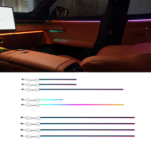 Kit d'éclairage ambiant RGBIC pour voiture Changan Deepal S07 2024-2025, décoration d'ambiance intérieure, contrôle par application Bluetooth, bande lumineuse LED - Product Image 1