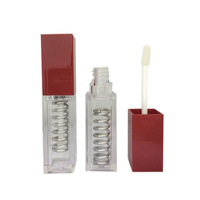 Emballage de brillant à lèvres au design unique tube de brosse à glaçure à lèvres multicouche mini échantillon de contenant de rouge à lèvres liquide