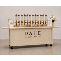 Meuble de luxe pour parfums, présentoir de parfums, table de présentation, chariot mobile pour parfums