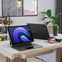 Clavier magique ultra fin 7RGB rétroéclairé pour tablette Xiaomi Pad 6/6 Pro 11 pouces, clavier plat haut de gamme