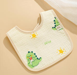 Hot bán thời trang in bông bé Yếm sơ sinh có thể giặt vải cho bé trai và bé gái - Product Image 6