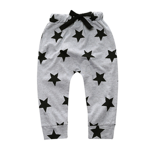 Pantalon Harem Décontracté en Coton Imprimé Étoiles pour Enfants Garçons Printemps Automne - Product Image 3