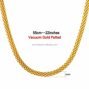 Accesorios de Moda Promocionales, Diseño Especial, Cadena de Acero Inoxidable de 6 mm y 55 cm con Cierre de Langosta para Hombre y Mujer - Product Image 6