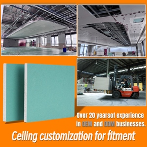 Vách thạch cao hệ thống lửa đánh giá tấm thạch cao thạch cao Trần giá - Product Image 5