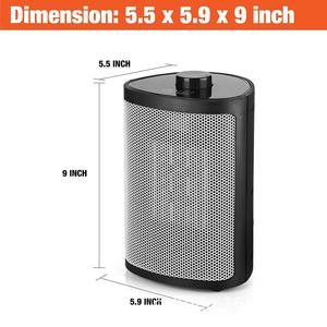 Mini Electric Heater 1500W Tabletop Heating For Home Office Use - Product Image 5