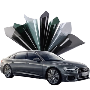 Película de ventana de visión unidireccional súper oscura 01%, <span class=keywords><strong>Protección</strong></span> de Privacidad de alta calidad, tinte de ventana de coche de cerámica Nano negra - Product Image 1