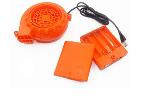 Ventilateur de remplacement USB rouge pour costumes gonflables Batterie d'explosion à faible bruit Lames en plastique Support personnalisé OEM - Product Image 3