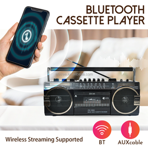 Eletree Capturadora de Casetes USB, Reproductor de Radio y Casetes de Audio con Grabadora de Radio y Casetes con AM/FM y <span class=keywords><strong>CD</strong></span> - Product Image 3