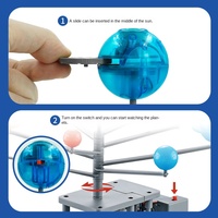 Zhiqu Huit Planètes Système Solaire Modèle Voie Lactée Instrument Astronomique Électrique À Trois Boules pour Ensemble Musical De L'école Primaire