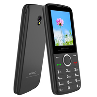 Téléphone 4G débloqué à double SIM pas cher de 2,4 pouces avec un design fin