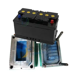 Moule de boîte de batterie de voiture d'injection plastique fournisseur usine de moule de conteneur de batterie automatique