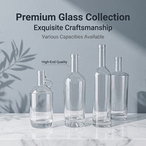 Bouteille en verre haute résistance à prix d'usine avec bouchon en liège synthétique pour <span class=keywords><strong>Tequila</strong></span>, Vodka, Whisky – Emballage en vrac pour Distillerie de spiritueux - Product Image 2