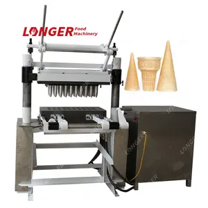 Fournisseurs Prix Snack Food Sweet Waffer Cone Ice-Cream Baking Waffle Cup Maker Ice Cream Wafer Cone Making Machine