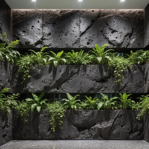 Nouveau design MCM, panneau mural flexible en pierre souple, ignifuge, texture béton, pierre PU pour fond de télévision intérieur - Product Image 1