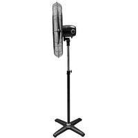 Ventilateur sur pied industriel 26'' haute vitesse, 3 pales en aluminium, moteur à fil de cuivre, 3 vitesses, pour usine, garage, usage commercial