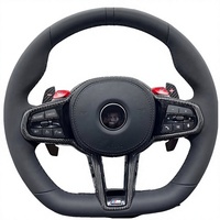 Volant en cuir pleine fleur personnalisé pour F10 F30 F31 M3 M5 2011, accessoire automobile (modernisation/mise à niveau)