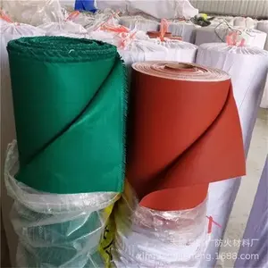 ผ้าใยแก้วเคลือบซิลิโคน ทนทานต่อแรงดึงสูง ป้องกันความร้อน ทนไฟ ใช้สำหรับปิดผนัง/<span class=keywords><strong>หลังคา</strong></span> ป้องกันการกัดกร่อนด้วยด่าง - Product Image 4