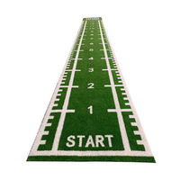 Tapis d'entraînement fonctionnel résistant à l'usure, gazon artificiel haute densité à poils courts, tapis de sprint fitness, OEM disponible