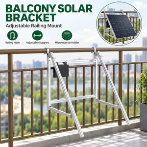 Wholesale Balcony Photovoltaic <b>Solar</b> Balcony Mount System <b>Solar</b> Mounting Balcony Hook Photovoltaic - Product Image 1