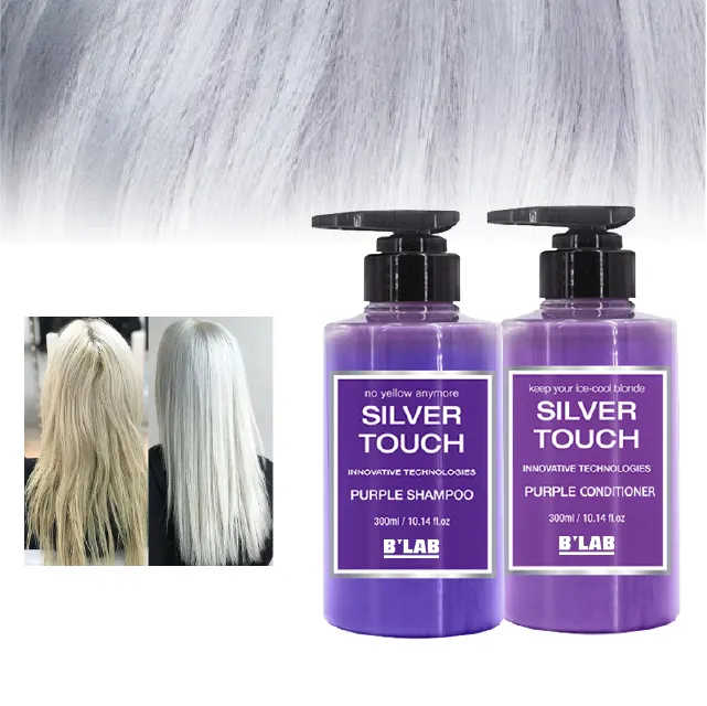 2022 hot selling wholesale hair treatment anti yellow purple shampoo