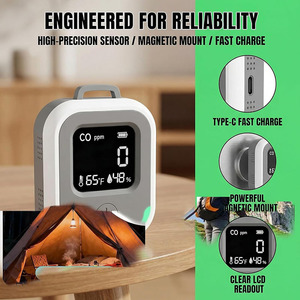 <span class=keywords><strong>Détecteur</strong></span> de CO 3-en-1 portable 2026 avec moniteur de température et d'humidité en temps réel pour la maison, le <span class=keywords><strong>camping</strong></span>-<span class=keywords><strong>car</strong></span>, le <span class=keywords><strong>camping</strong></span> et les voyages - Product Image 2