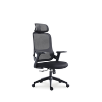 Chaise de bureau ergonomique réglable JOHOOFURNITURE avec appuie-tête réglable, matériau PP, coussin épais - Direct usine