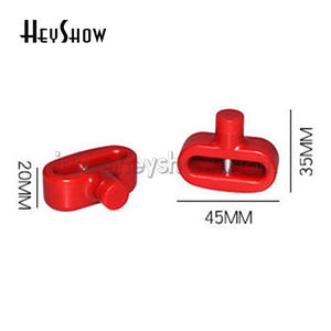 HeyShow EAS – crochet d'affichage antivol de sécurité rouge, serrure d'arrêt pour magasin de détail avec affichage de signe verrouillé, voir le personnel pour obtenir de l'aide - Product Image 3