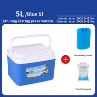 Glacière portable rotomoulée avec poignée pour canettes de bière, aliments et glace – Idéale pour les repas en extérieur et les voyages