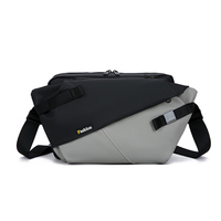 Sacs de poitrine pour hommes de luxe au design tendance avec logo personnalisé, fermeture éclair, matériau Oxford imperméable