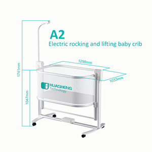 <span class=keywords><strong>Berceau</strong></span> électrique pour bébé, lit cododo convertible, <span class=keywords><strong>berceau</strong></span> de chevet pour nourrisson, <span class=keywords><strong>berceau</strong></span> pour tout-petit avec moniteur et veilleuse - Product Image 2