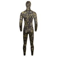 Combinaison de plongée en néoprène à cellules ouvertes de 1,5 mm, deux pièces, veste à capuche, pantalon taille haute, résistante aux UV
