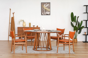 Produttore Juncheng mobili vendita diretta moderno stile nordico design tavolo da pranzo <span class=keywords><strong>di</strong></span> lusso tavola boscosa combinato con hotel - Product Image 2