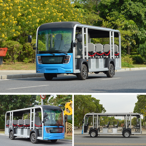 72V Electric Sightseeing Car <span class=keywords><strong>Bus</strong></span> Tourist <span class=keywords><strong>Shuttle</strong></span> 14 Seater Tourist <span class=keywords><strong>Bus</strong></span> con vidrio de seguridad e iluminación LED - Product Image 2