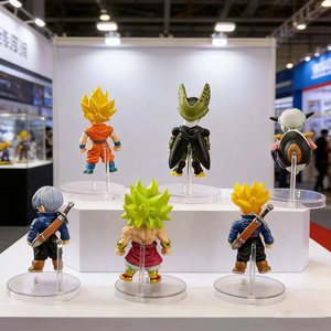 6 pièces/ensemble Nouveaux modèles de figurines d'action <span class=keywords><strong>Dragon</strong></span> Ball Anime en PVC Vegeta Majin Goku Figurines d'action Anime - Product Image 3