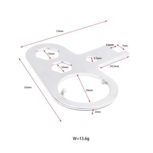 Resistente per la valvola di gonfiaggio per immersioni subacquee con nucleo di tipo BCD K strumento di rimozione attrezzatura da nuoto e da immersione e accessori - Product Image 5