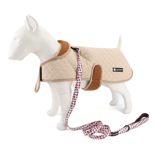 سترة كلاب مبطنة من القطن مع شعار مخصص، مقاس قابل للتعديل، بطانة شيربا تنفس، معطف كلاب قابل للتعديل، هودي للكلاب من نوع الداشهند - Product Image 5